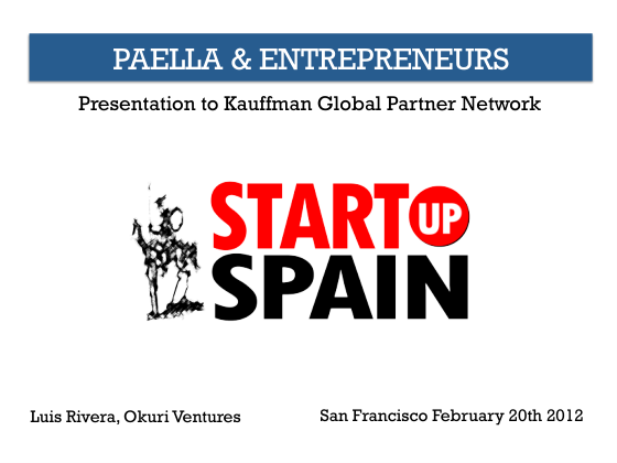 Cover thumbnail for StartupSpain Kauffman, February 2012