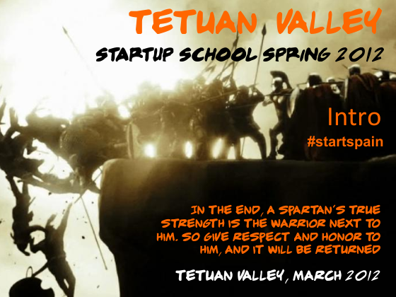 Cover thumbnail for TetuanValley Startup School March 2012